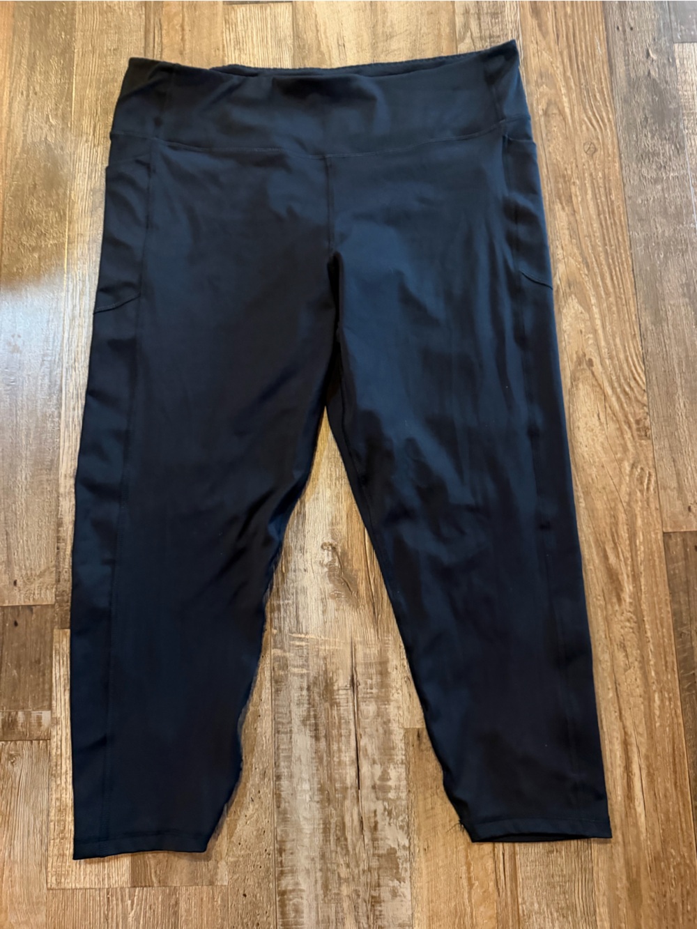 Victoria's Secret Black High-Waist Leggings with Side Pockets Sz xxl